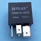 1PC  ZETTLER AZ980-1C-12DDE Power Relay 5Pins New Same as ZZ1413-3-R