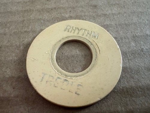 Gibson Vintage 1969 Les Paul 3 Way Plate Poker Chip Ring 1968 1970 1971 1972 - Picture 3 of 5