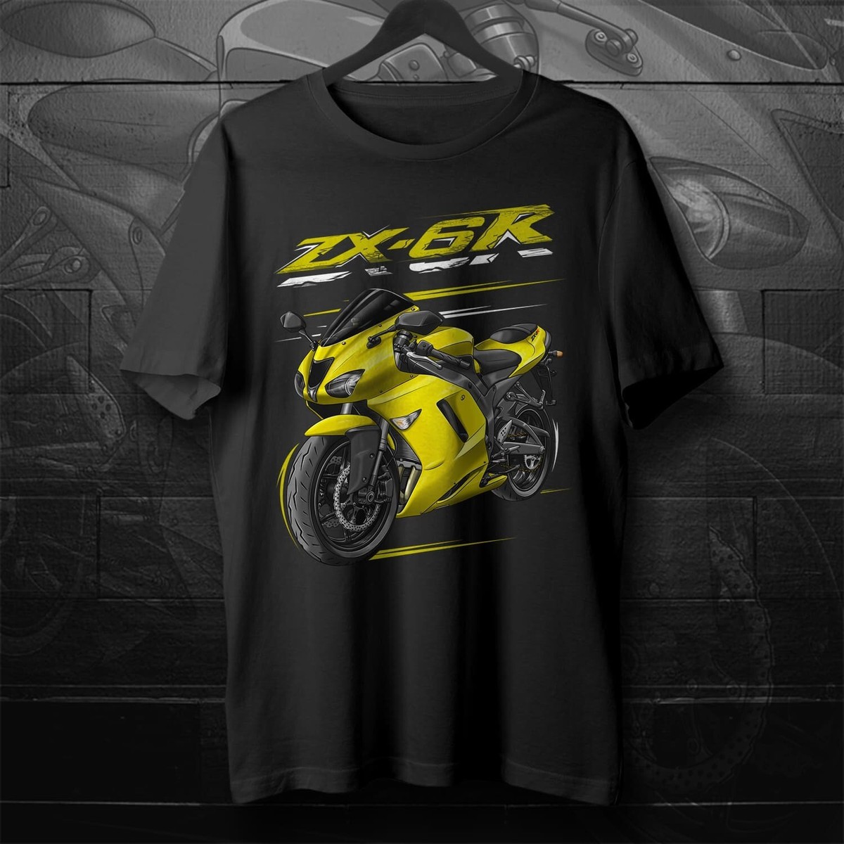 Kawasaki ZX-6R 2007-2008 T-Shirt, Motorcycle Tee for Riders | eBay