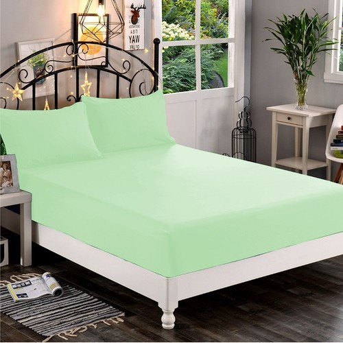 Coziest Egyptian Cotton 1000TC 4 PCs Waterbed Sheet Set Cal King Solid Colors - Picture 49 of 207