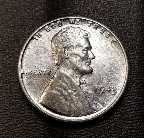 1943 Lincoln Wheat Penny Cent Stahl