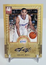 2012-13 Panini Elite Grant Hill / Kyrie Irving RC Auto /25 Passing The Torch 🔥