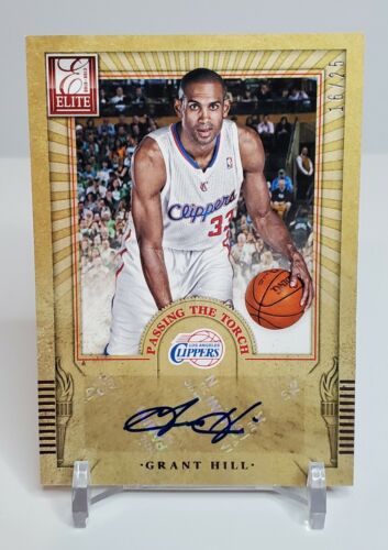 2012-13 Panini Elite Grant Hill / Kyrie Irving RC Auto /25 Passing The Torch 🔥 - 第 1/3 張圖片