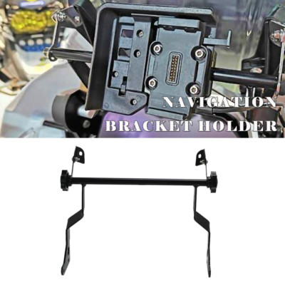 Motorrad Schwarz Alu Navigation Halterung Halter für BMW R1200GS/ADV R1250GS/ADV