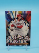 Anthony Rendon 2021 Topps Chrome Prismic Power Refractor PP-15 Angels