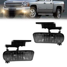 Pair For 1999-2002 Chevy Silverado 1500 2500hd 00-06 Tahoe Suburban Fog Lights