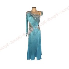 jz Handmade Dance Dress/Ballroom dance dress smooth Waltz Tango Foxtrot