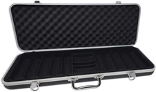 DA VINCI Black ABS Poker Chip Case with 500 Chips Capacity - Upgraded Ding Proof