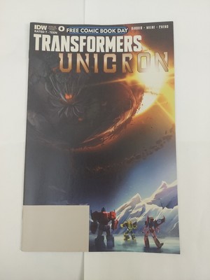 Transformers Unicron FCBD 2018 IDW UNSTAMPED NM
