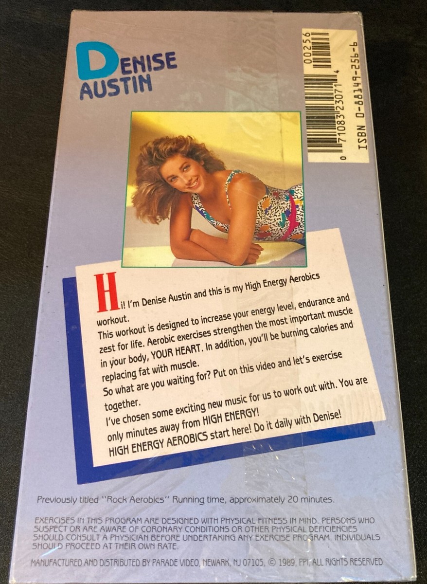 Denise Austin: High Energy Aerobics (VHS, 1990) - Vintage Workout