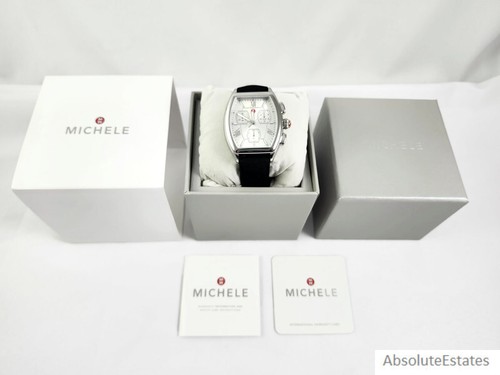 NEW Michele Releve Sport Silver Stainless Steel Watch Silicone Band MWW19A000035 - Picture 3 of 5