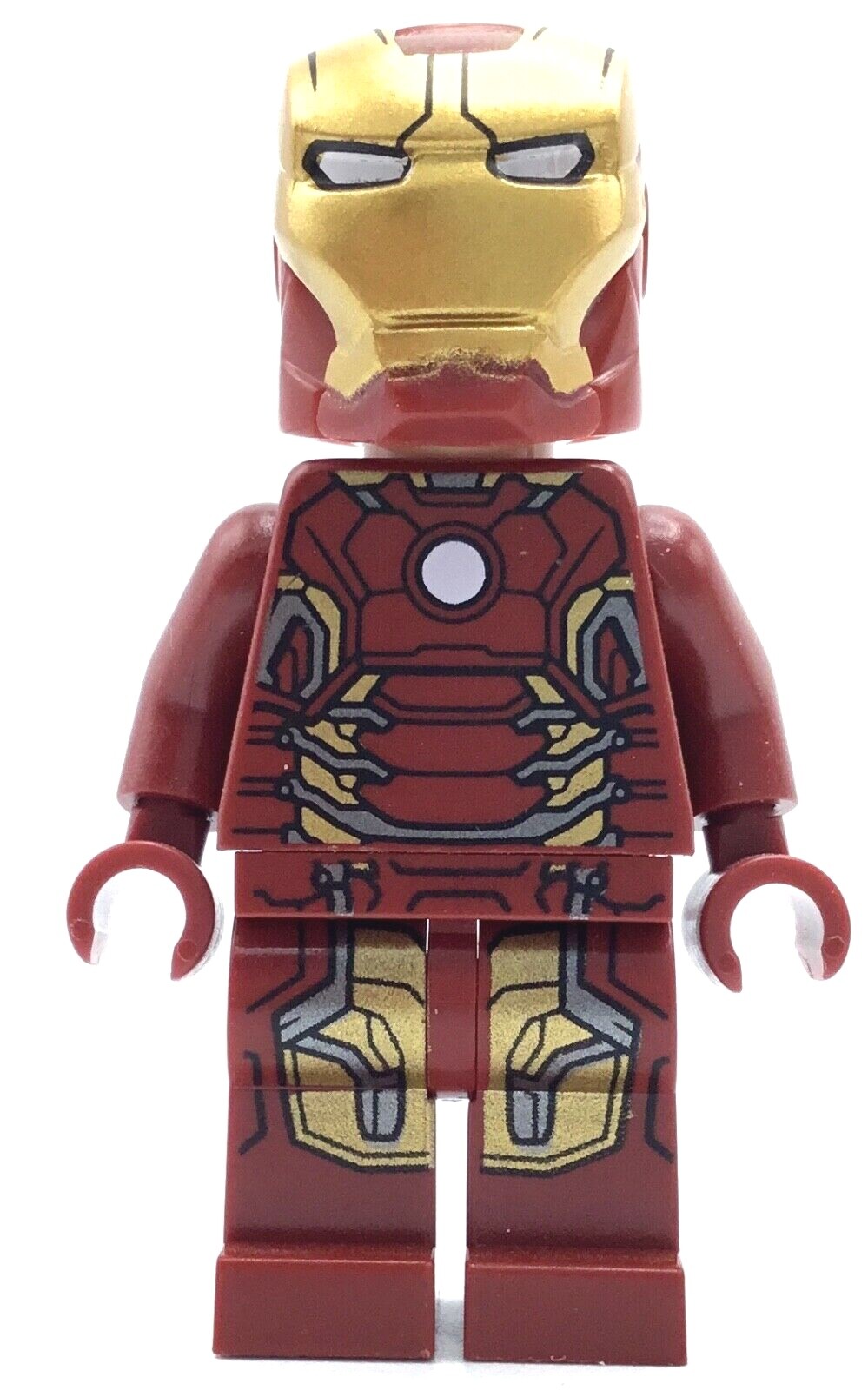Lego Iron Man Minifig Mark 43 Rare Suit Super Hero Tony Stark Avengers Ebay