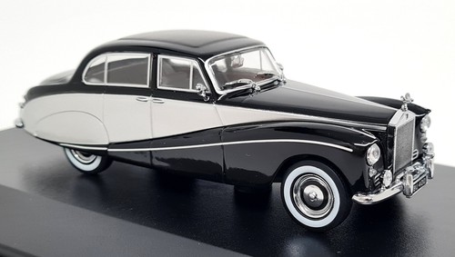 Oxford 1/43 Rolls Royce Silver Cloud Hooper Empress Black Diecast Model Car - Foto 6 di 7
