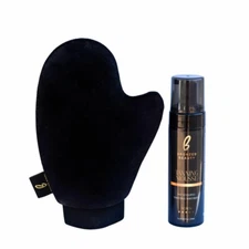 Bronzed Beauty Self-Tanning Mousse Kit – 6.7fl oz Medium Self-Tan Mousse & Mitt