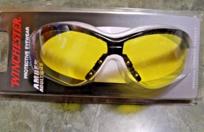 Winchester FASHION UV AMBRA O LEI CHAMPION POLIGONO DI TIRO SHOOTING  Occhiali di sicurezza | eBay