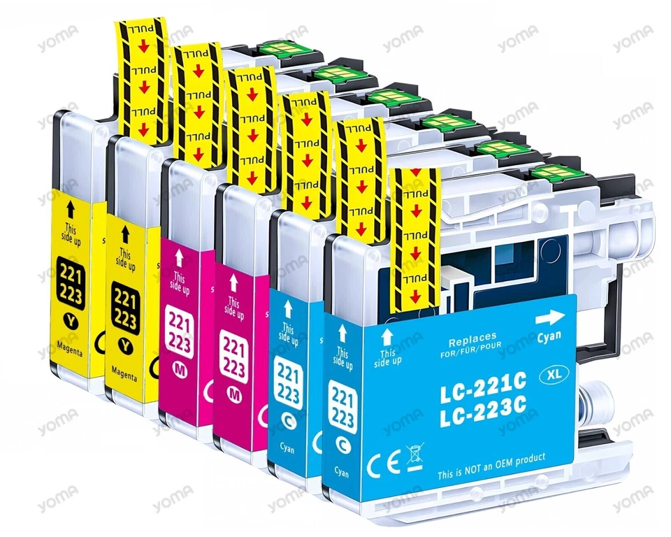 Patronen Kompatibel für BROTHER LC-223 XL DCP-J4120DW MFC-J480DW J4620DW J5320DW - Bild 4 von 4