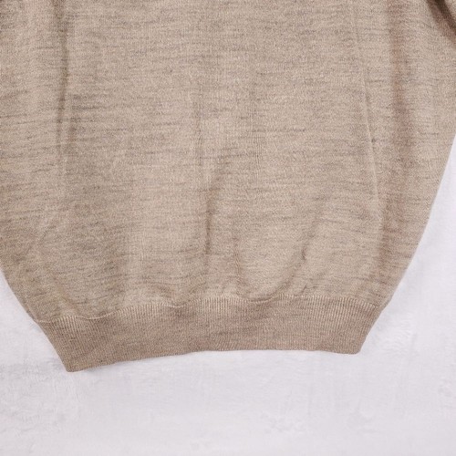 NWT Cutter & Buck Douglas Mens V-neck Sand Heather Pullover Sweater XL MCS01431 - Picture 2 of 7
