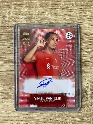 2022 Topps Steve Aoki Football Festival - Virgil Van Dijk  Auto 1/10 - Liverpool
