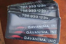 2pcs  License Plate Tag Frame Cover Holder with your custom logo