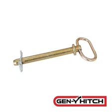 GENY Hitch 1/2" Gooseneck Coupler Pin w/ Twist Pin 4.75" Usable Length Tow Truck