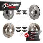 Front Rear Brake Rotor And Ceramic Pad Kit For 2006-2011 Mercedes-Benz ML350 AWD