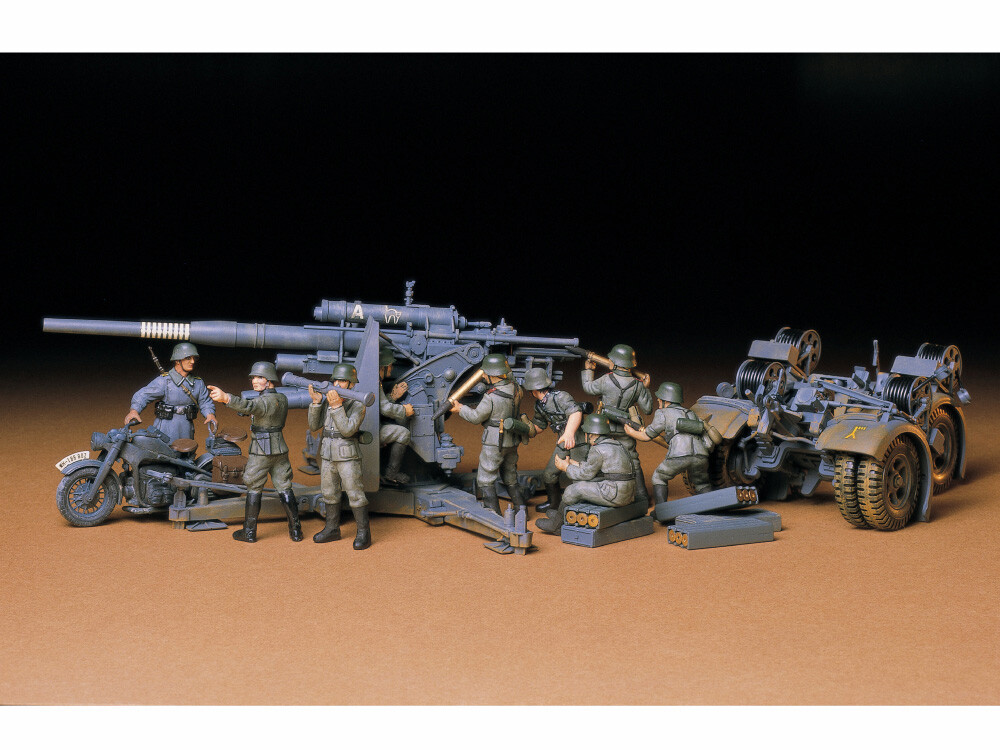 Tamiya 1/35 SCALE GER. 88mm GUN FLAK 36/37 Model Kit 35017 | eBay