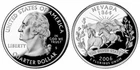 2006 Nevada SILVER Proof and Clad Proof Gem Quarters some TONING CP10137