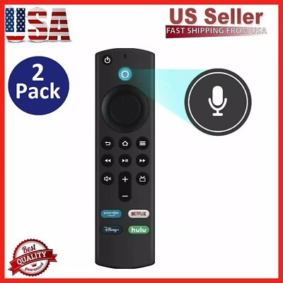 2 x New Voice Remote Control L5B83G Amazon Fire TV Stick Lite 4K 3rd Gen Alexa