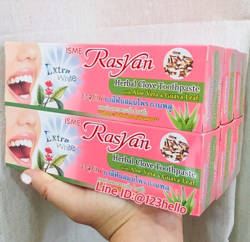 100g Isme Rasyan Herbal Clove Toothpaste Whitening Teeth Anti-Bacteria new - Picture 6 of 6