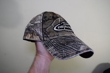 Team Realtree Camo Fitted Baseball Hat S M WORN LOOK Hunting