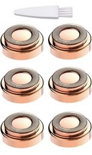 Tuokiy Replacement Heads Facial Hair Remover 6 Pcs  Brush