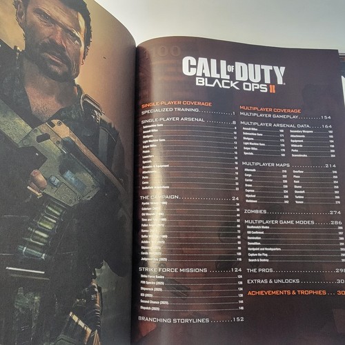CALL OF DUTY Black Ops II 2 Limited Strategy Guide Video Game HC 2012 BradyGames - Picture 5 of 7