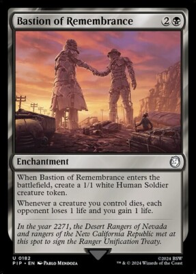 NM Bastion of Remembrance, MTG, Fallout, Magic the Gathering, 182