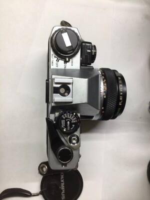 Olympus OM10 35mm SLR Film Camera w/ 50mm F. Zuiko Lens f1:1.8