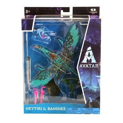 Avatar Neytiri & Banshee World of Pandora Lrg DLX Set McFarlane