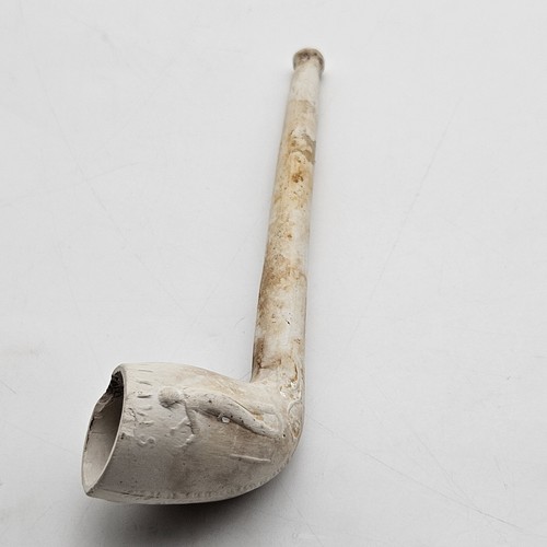 Antique 1887 Souvenir Clay Pipe Boxing Match John L. Sullivan vs. Jem Smith - Picture 4 of 8