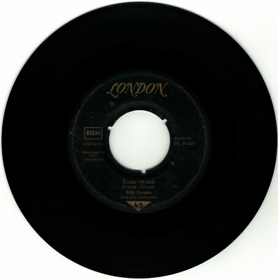 7'' Single - GER - Billy Vaughn - Trade Winds , London 20229, orig. 1959
