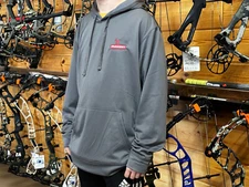 NEW Hoodie Midwest Archery Bow Hunt Hoody Gray Mathews Hoyt Bowtech PSE Elite G5