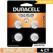 Duracell 2032 Lithium Battery 4 Ct Pack Child...