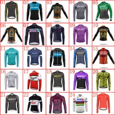 Mens Cycling Jersey Autumn Bike Uniform Long Sleeve Bicycle Shirt Racing Clothes