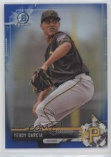 2017 Bowman Chrome Prospects Blue Refractor 144/150 Yeudy Garcia #BCP34 8d4