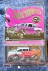 Hot Wheels Red Line Club Chevy Bel Air Gasser 1955 Diecast Car Pink White