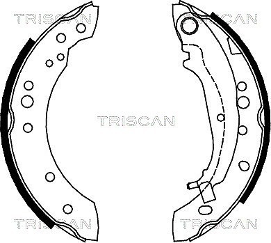 Triscan Bremsbackensatz Hinterachse U.A. FüR Mitsubishi, Smart-image