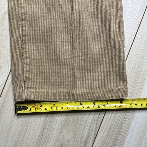 CC Filson Thick Work Pants Canvas Khaki Straight Fit Mens Size 34x31 Made In USA - Picture 14 of 17