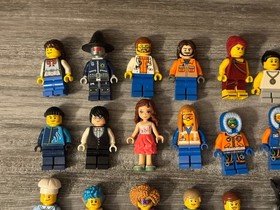 LEGO Minifigure Lot of 35 Minifigs City Batman CMF Harry Potter Friends