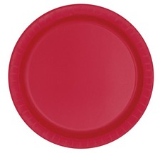 Vajilla y vajilla única, 8ct, roja, de fiesta