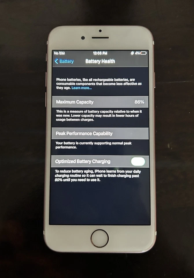 Apple iPhone 6S modelo A1633 32GB ouro rosa desbloqueado de fábrica excelente estado - Imagem 3 de 4