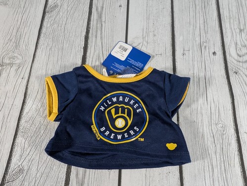  Camisa Build-A-Bear Workshop Genuina MLB Milwaukee Brewers - Nueva Con Etiquetas - Imagen 1 de 2