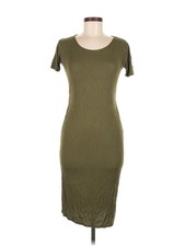 Boohoo Women Green Casual Dress M