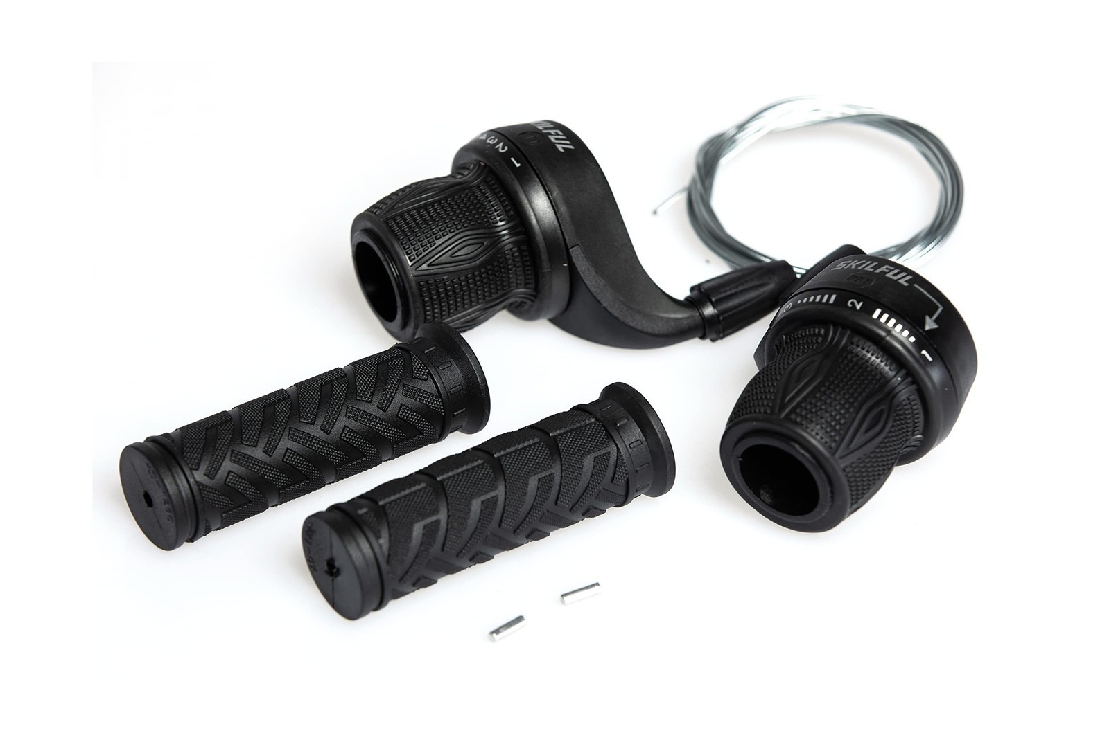 21 Speed Bicycle Twist Grip Shifter Set, 3x7 Speed, Pair with Grips